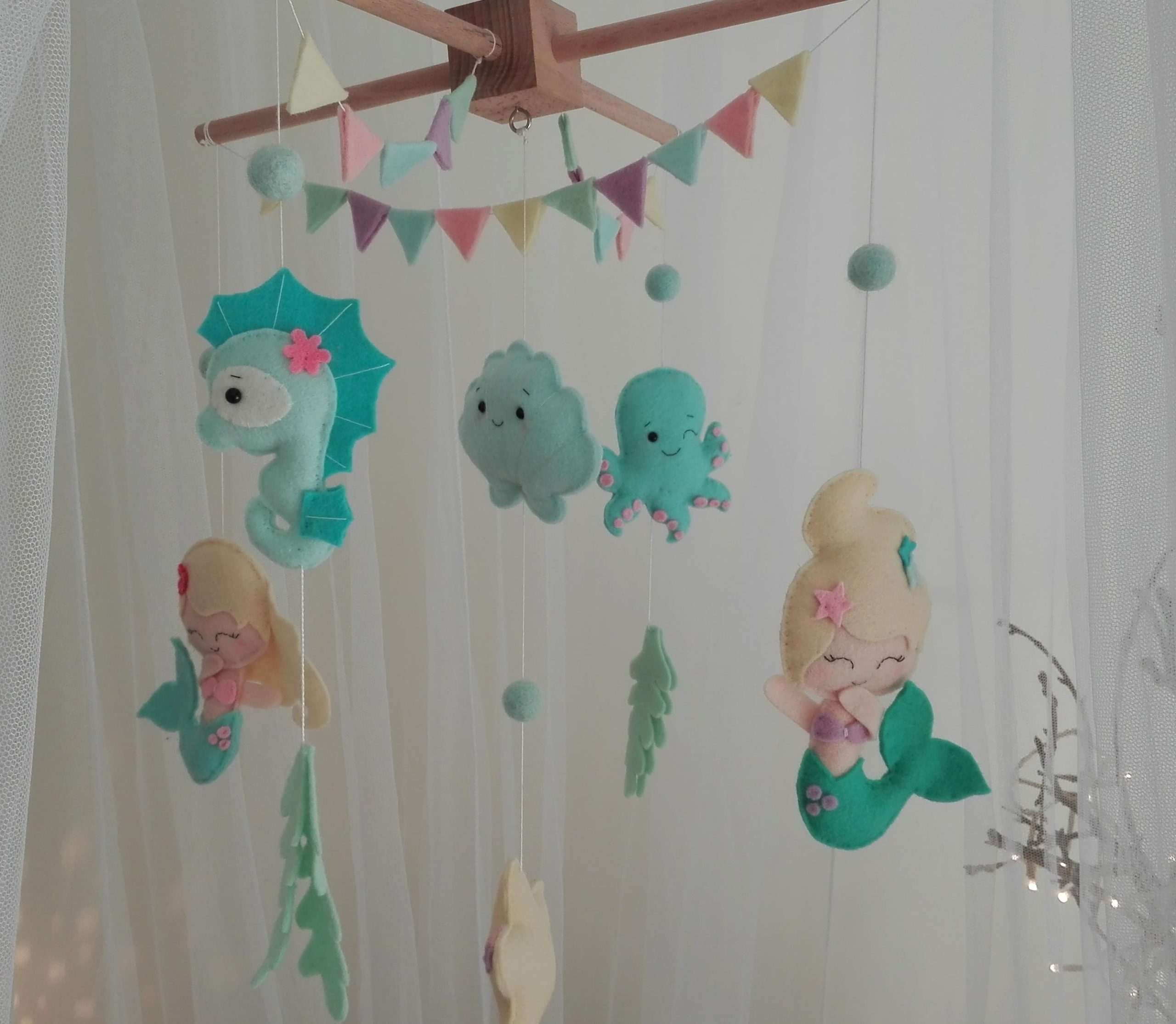 petitessirenes2 Mobile bébé petites sirènes