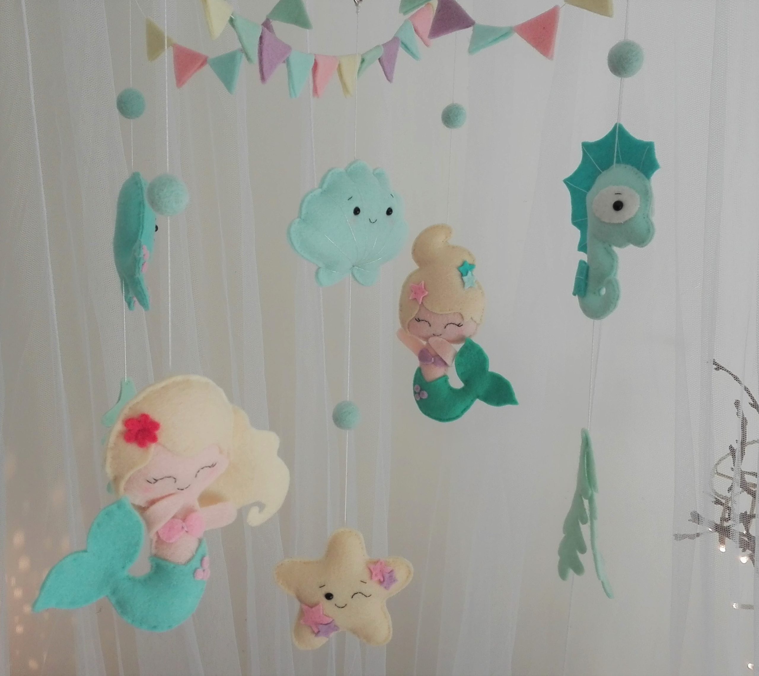 petitessirenes2b Mobile bébé petites sirènes
