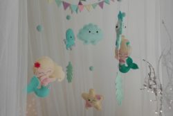 Mobile bébé petites sirènes