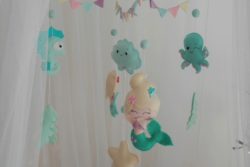 Mobile bébé petites sirènes